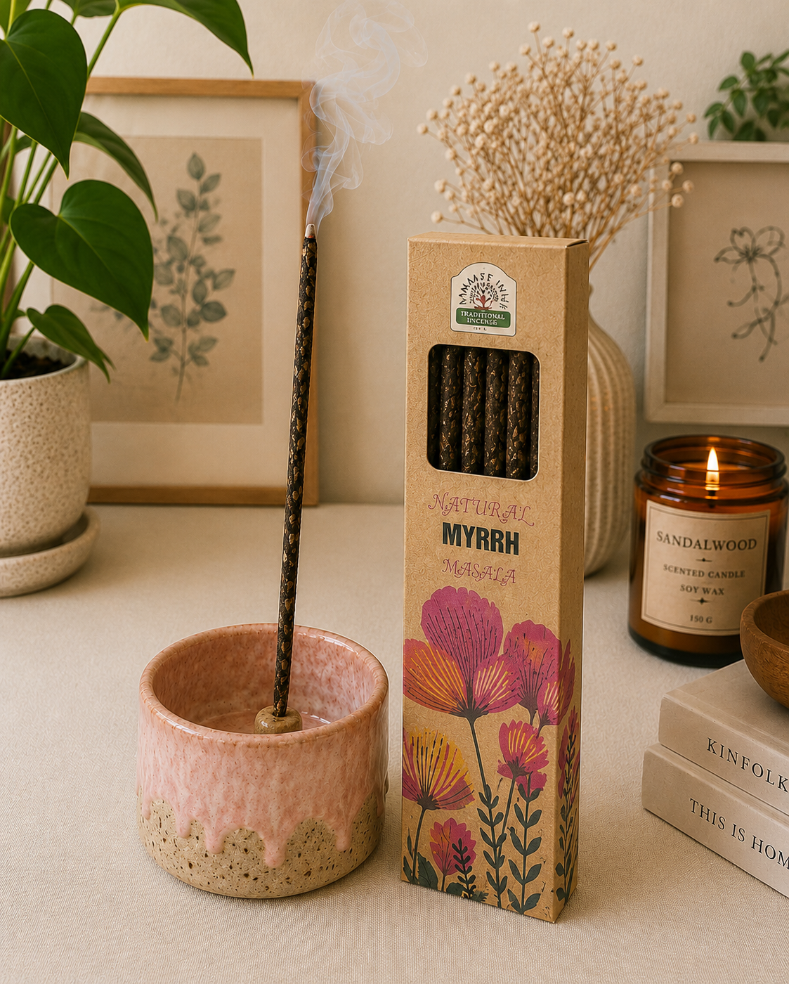 Natural Botanical Incense sticks Myrrh