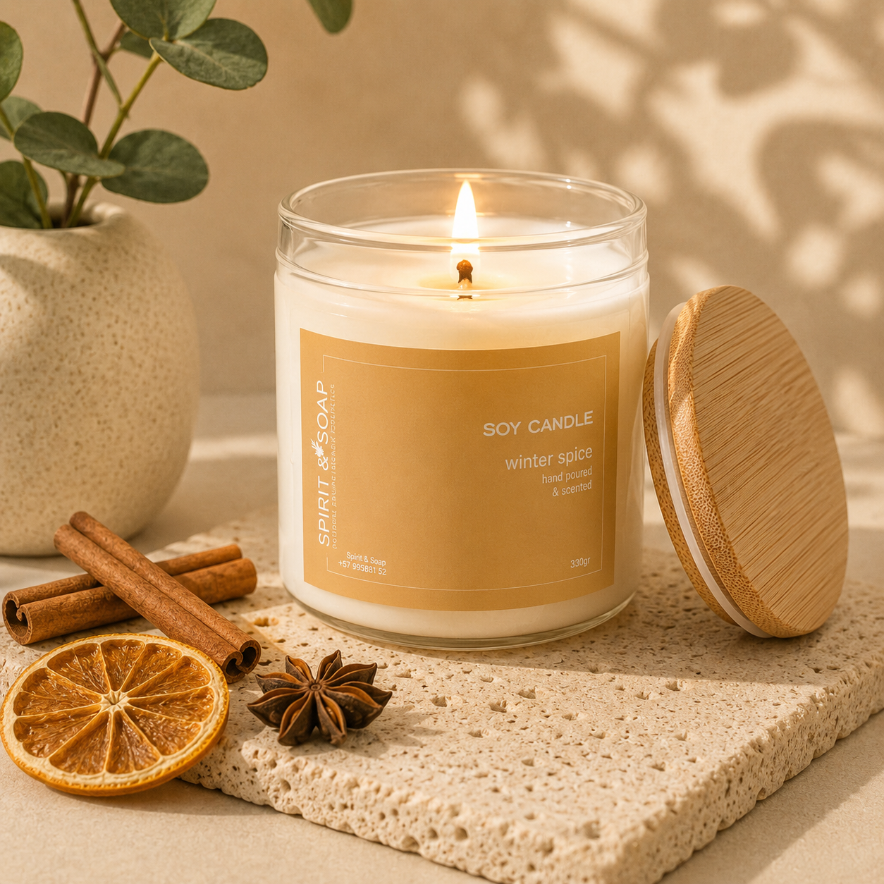 Winter Spice Soy Candle