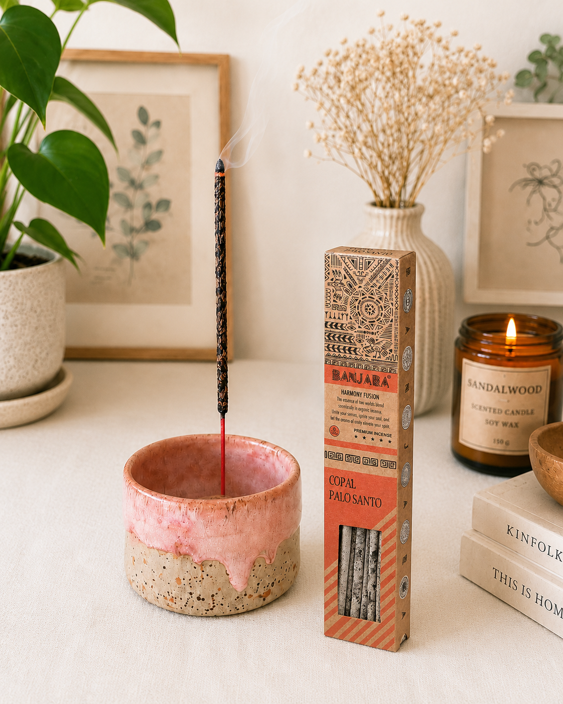 Organic Palo Santo & Copal Smudge Incense Sticks – Purify & Elevate