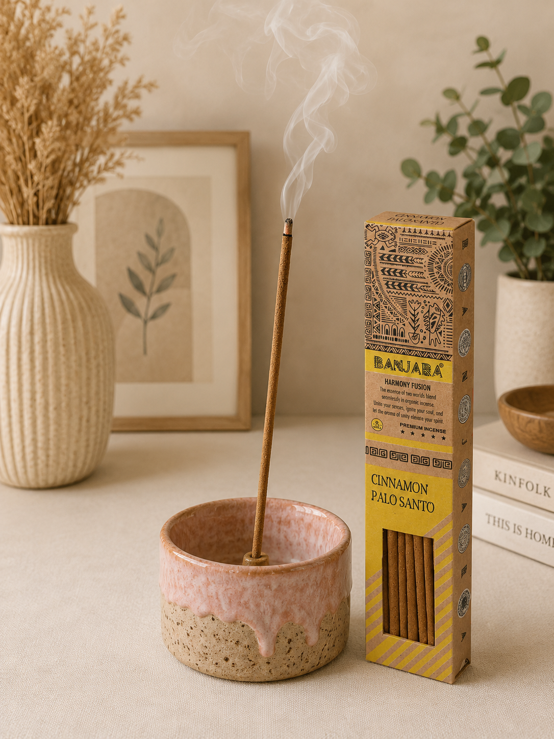 Organic Cinnamon Incense Sticks – Warm & Invigorating