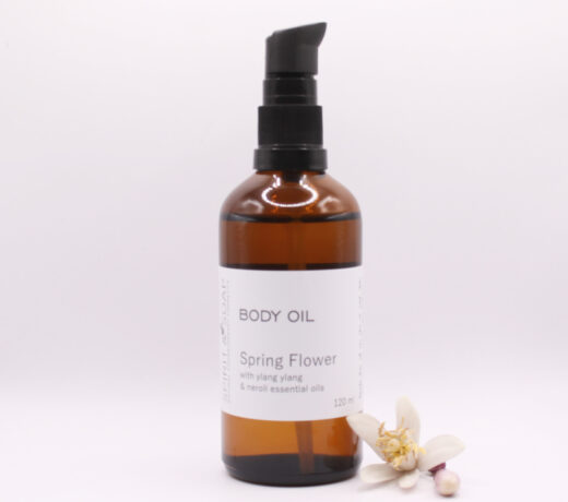 floral body oil