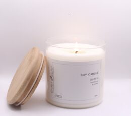 jasmine soy candle, natural soy candle, soy candle cyprus