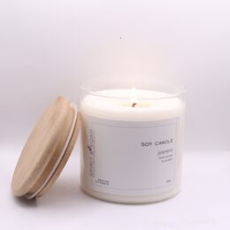 jasmine soy candle, natural soy candle, soy candle cyprus